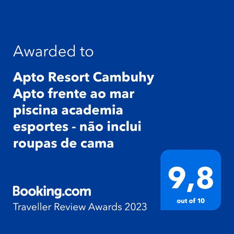 Apto Resort Cambuhy Frente Mar Piscina Academia Матіньюс Екстер'єр фото